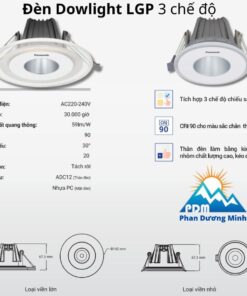 Đèn Dowlight LGP 3 chế độ Panasonic