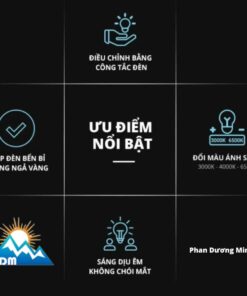 Đèn LED ốp trần Panasonic 3 màu ánh sáng