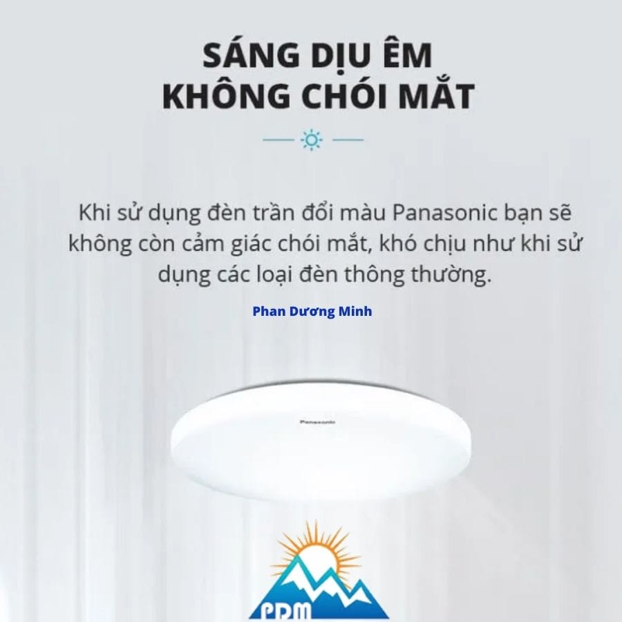 Đèn LED ốp trần Panasonic ánh sáng chất lượng cao Đèn LED ốp trần Panasonic ánh sáng chất lượng cao