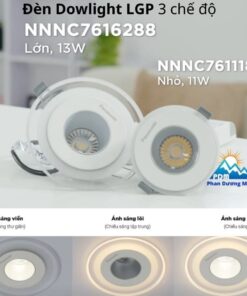 Đèn downlight âm trần 3 chế độ LGP Panasonic