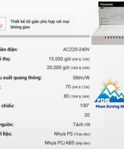 Đèn ốp trần Outbow Panasonic