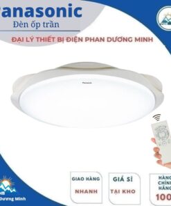Đèn ốp trần trang trí đổi màu Panasonic HKC306988 điều khiển từ xa
