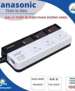Phích cắm 3 chân có công tắc Panasonic WCHG28334 3 ổ