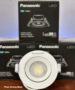 đèn LED âm trần chỉnh góc Panasonic 7W