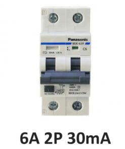 Aptomat chống giật Panasonic RCBO BBDE20631CNV 2P 6A