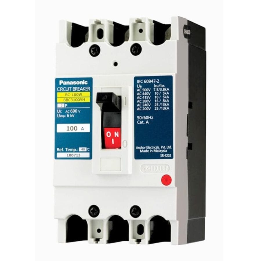 Aptomat khối 100A 3P MCCB Panasonic BBC3100YHV Aptomat khối 100A 3P MCCB Panasonic BBC3100YHV