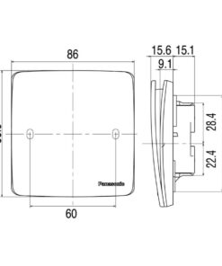 Bộ 1 công tắc 1 chiều, cắm nhanh Panasonic Minerva
