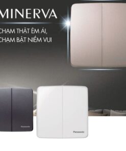 Bộ 2 công tắc 1 chiều Panasonic dòng Minerva