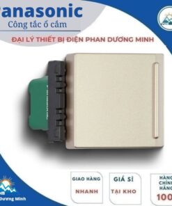 Công tắc 1 hạt 1 chiều Panasonic WEVH5521MYZK loại trung, vàng ánh kim