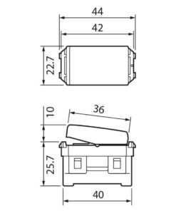Công tắc 1 hạt Panasonic 2 chiều