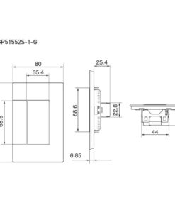 Công tắc điện 2 chiều có đèn báo Panasonic WTEGP51552S-1-G