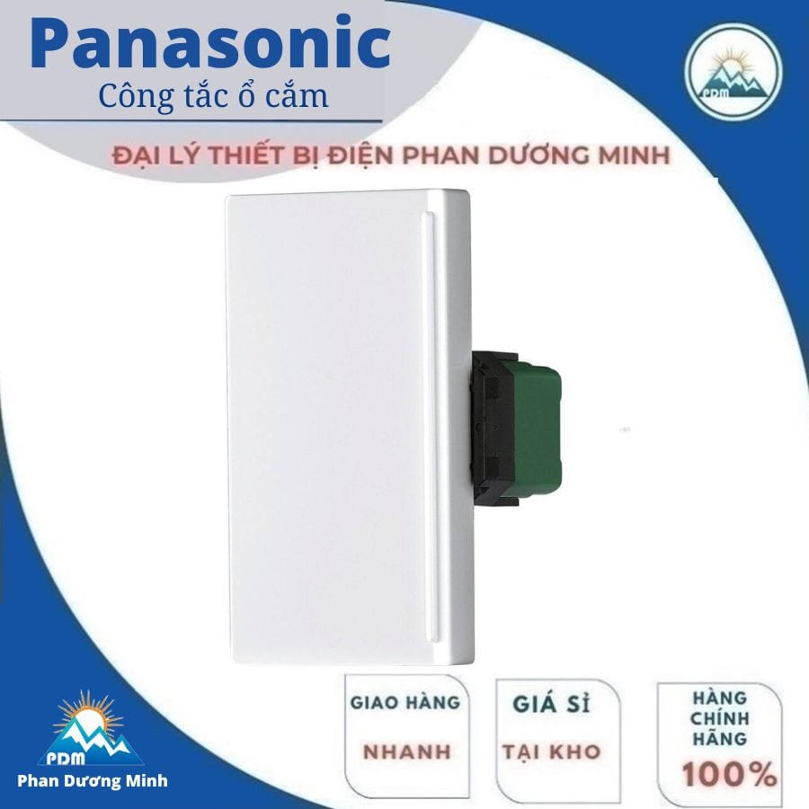 Công tắc đơn 1 chiều loại lớn Panasonic WEVH5511K Công tắc đơn 1 chiều loại lớn Panasonic WEVH5511K