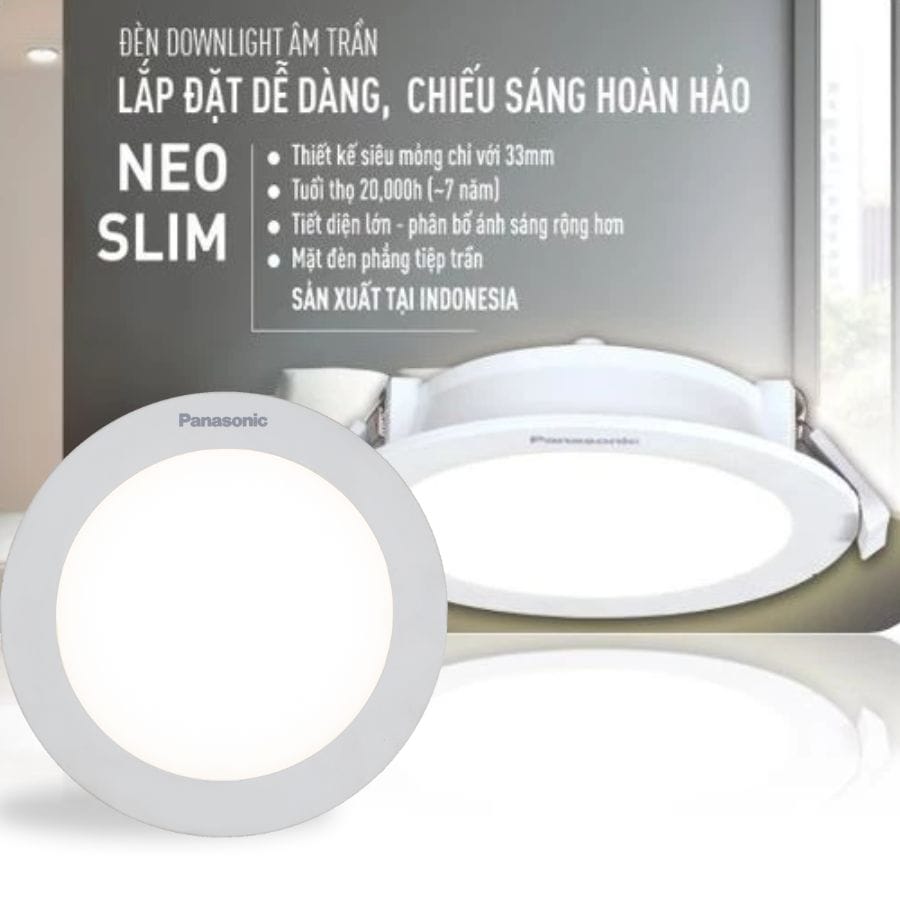Đèn LED âm trần Neo Slim Panasonic Đèn LED âm trần Neo Slim Panasonic
