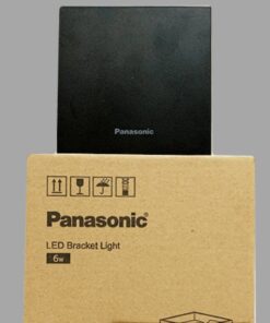 Đèn tường Panasonic HHBQ1005B88 vuông đen