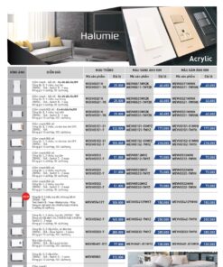 Giá công tắc điện dòng Halumie Panasonic chính hãng