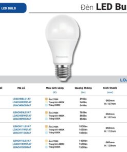 Giá đèn LED bulb loại A Panasonic chính hãng
