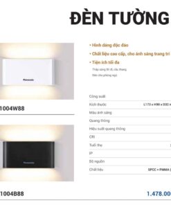 Giá đèn treo tường Panasonic loại hộp chữ nhật