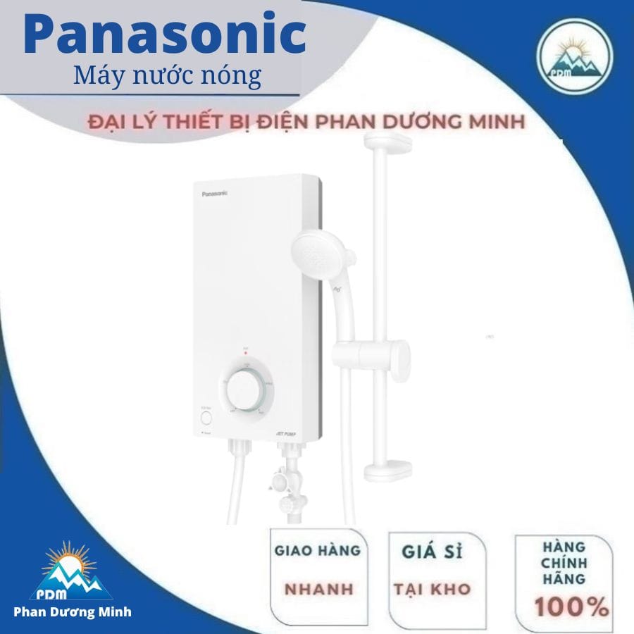 Máy tắm nước nóng trực tiếp Panasonic DH-4VP1VW 4500W Máy tắm nước nóng trực tiếp Panasonic DH-4VP1VW 4500W