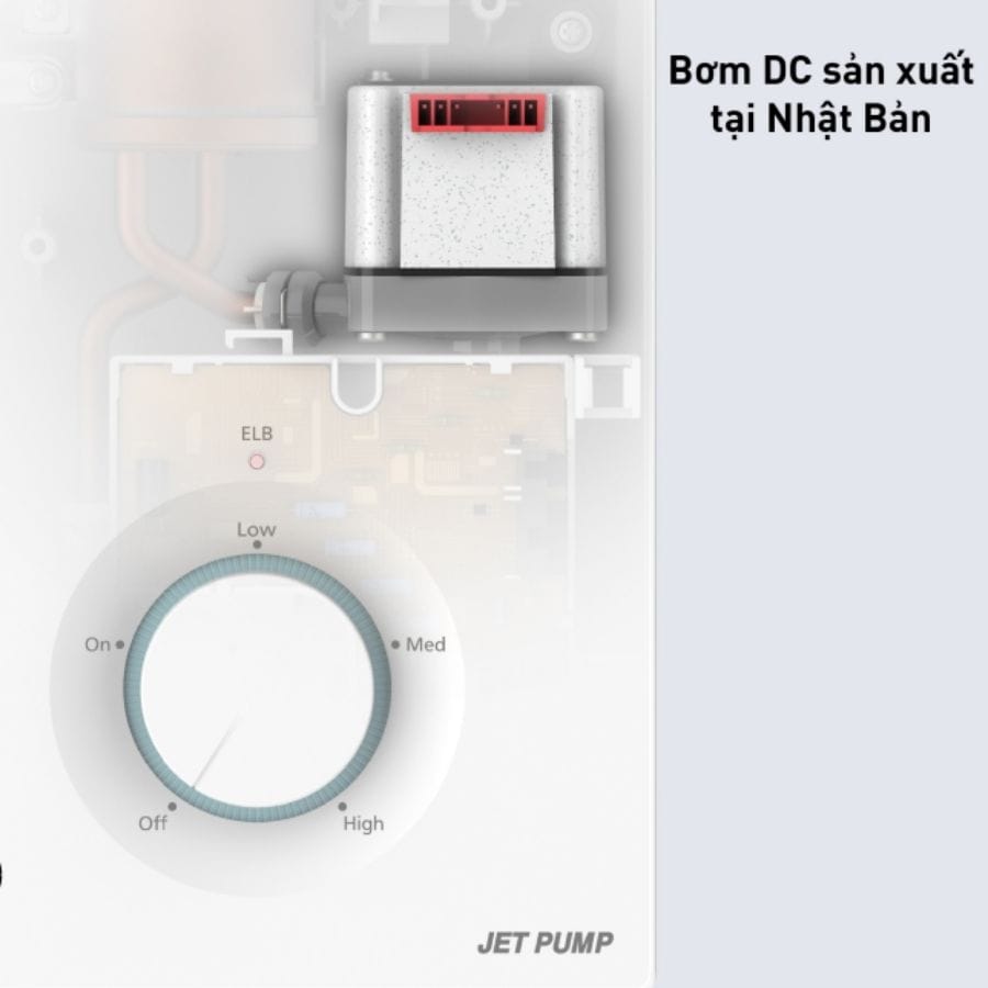Máy tắm nước nóng trực tiếp Panasonic DH-4VP1VW có bơm DC trợ lực Máy tắm nước nóng trực tiếp Panasonic DH-4VP1VW có bơm DC trợ lực