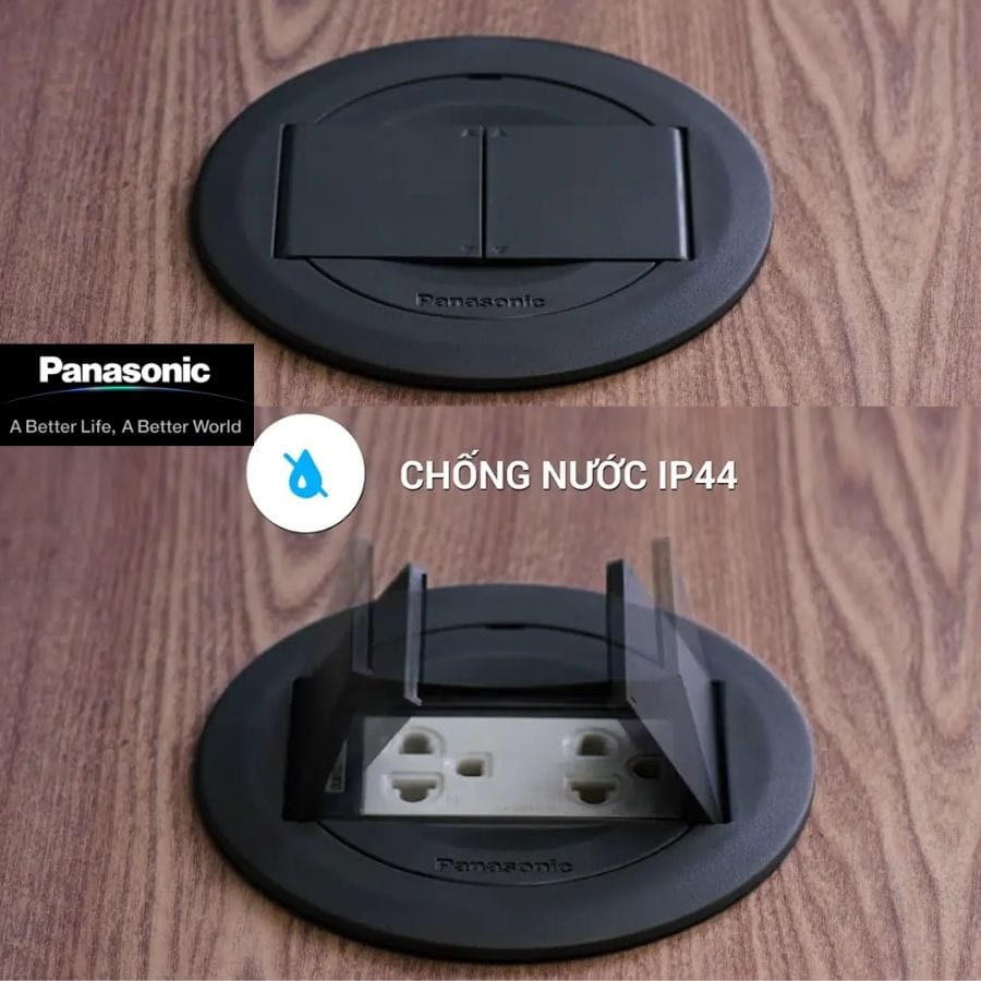 Ổ cắm âm sàn 2 ổ cắm Panasonic DU81931HTK-1 Ổ cắm âm sàn 2 ổ cắm Panasonic DU81931HTK-1