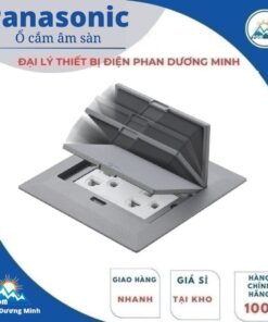 Ổ cắm âm sàn 3 thiết bị Panasonic DUFS1200LTH-1 tự đóng