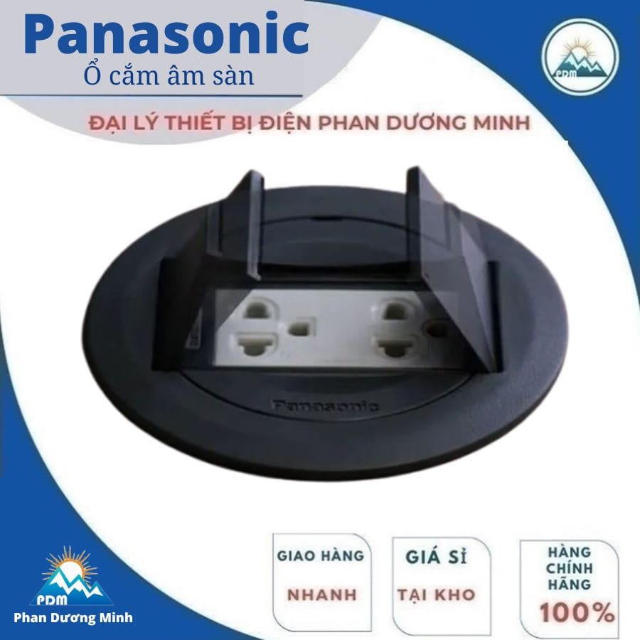 Ổ cắm âm sàn Panasonic DU81931HTK-1 2 ổ cắm Ổ cắm âm sàn Panasonic DU81931HTK-1 2 ổ cắm