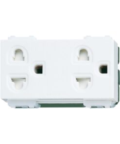 Ổ điện đôi 3 chấu Panasonic WEV1582SW trắng