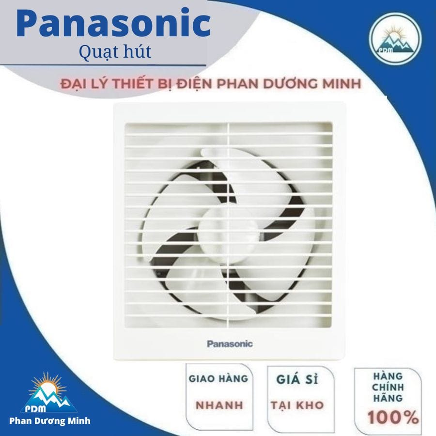 Quạt thông gió gắn tường Panasonic FV 15AUL1 12.5 W Quạt thông gió gắn tường Panasonic FV 15AUL1 12.5 W