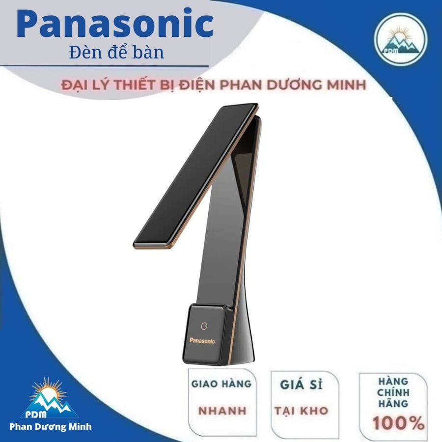 Đèn học Panasonic HHGLT0339BU88 đen 3.5W Đèn học Panasonic HHGLT0339BU88 đen 3.5W