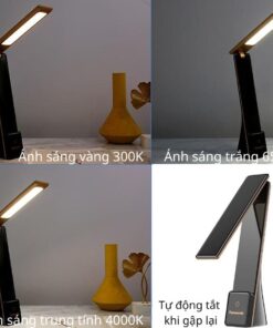 Đèn học Panasonic gấp gọn, 3 màu ánh sáng