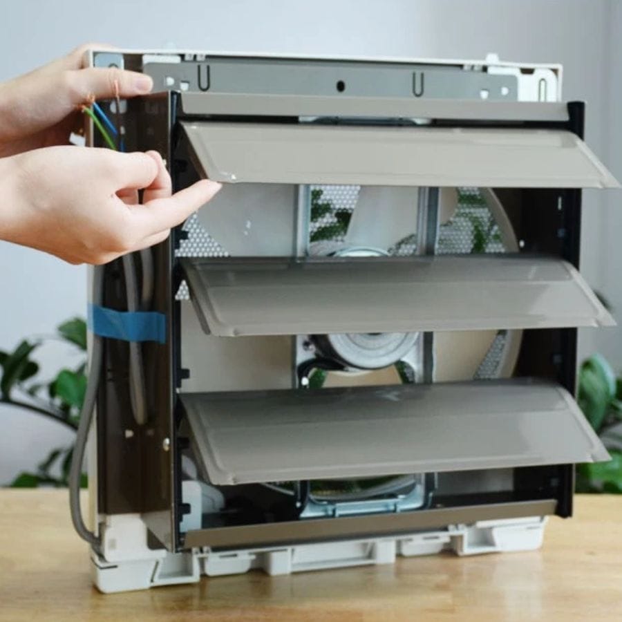 Quạt hút Panasonic 1 chiều có màn che Quạt hút Panasonic 1 chiều có màn che