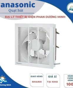 Quạt hút gắn tường dân dụng Panasonic 1 chiều có màn che